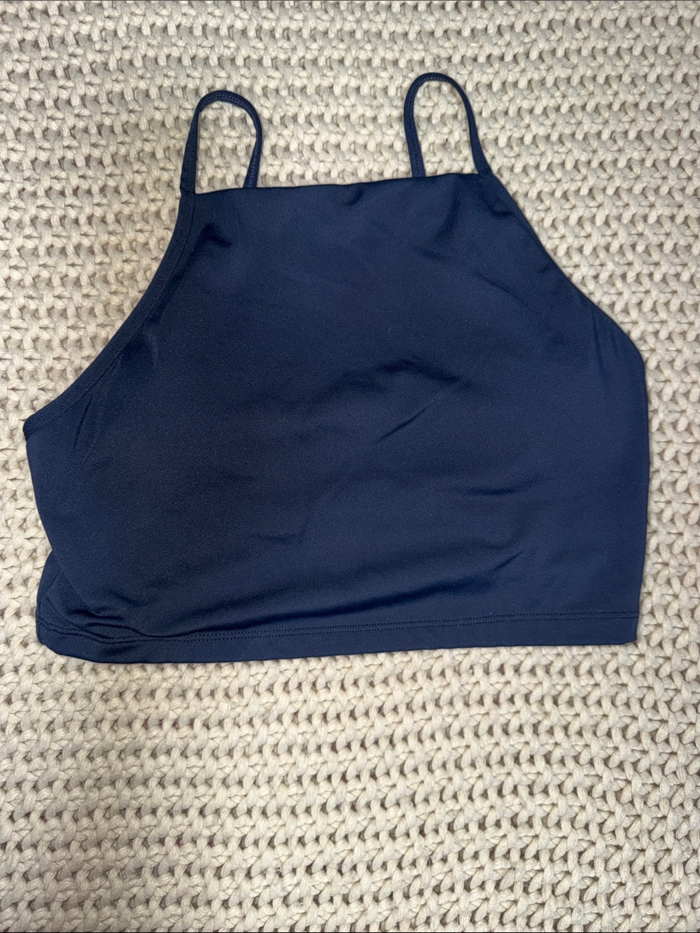 Simply Southern Navy High-Neck Bikini Top